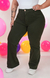 CALÇA FEMININA - WIDE LEG VERDE MILITAR - loja online