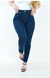 CALÇA JEANS FEMININA - MODELADORA COM CINTO TRANÇA BLUE - comprar online