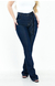 CALÇA JEANS FEMININA - FLARE COM CINTO FAIXA REMOVÍVEL - loja online