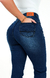 CALÇA JEANS FEMININA - RETA AZUL OCEANIC na internet