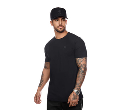 Camiseta Básica Preta Blck - CM MODA MASCULINA