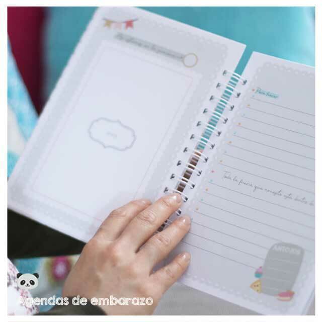 Agenda Cuaderno Control Embarazo Bebe Tapa Dura