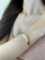 Bracelete Uma Linha Curva Folheado em Ouro 18K - comprar online