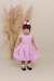 Vestido Princesa infantil Lilás claro