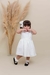 Vestido Princesa infantil Off White