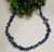 CHOKER DE LAPIS LAZULII COM FECHO PRATA