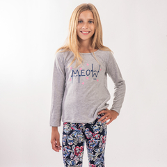 8404 Calza Jacinta gris print - comprar online