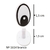 Olho Oval Branco 16mm para Amigurumi - 1614 - 20 Un / 10 Pares - comprar online