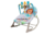 Cadeira de balanço Descanso Vibratoria para bebê Color Baby Encantada R9217 - comprar online