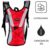 Mochila Deportiva Pratys Running Trekking WLH-20904A Rojo en internet