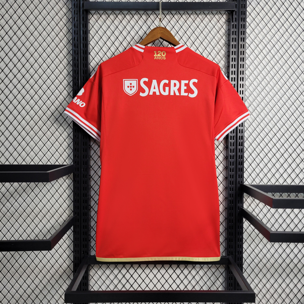 Camisa Benfica I 23 24 Torcedor Adidas Masculina Vermelho