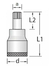 Chave Soquete Multidentado M8 com Encaixe de 1/2" INX19 - GEDORE 016.720 na internet