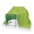 Tenda de brinquedo verde feita com peças do Connectubo da Multikids, ideal para atividades infantis.