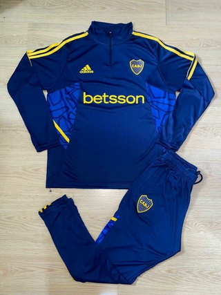 Conjunto Boca Juniors betsson azul Importados Premium