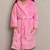 Roupao Infantil Com Capuz Microfibra Flannel Appel Kids Rosa - comprar online