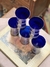 set copos azul cobalto - comprar online