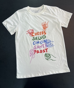 Tshirt Algodão Cheers - Mafalda Moda Feminina