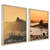 Quadro Decorativo 2 Telas Cidades Rio de Janeiro Por do Sol - online store