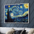 Quadro Decorativo Artista Van Gogh Noite Estrelada - buy online