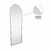 Espelho Decorativo Curvado Portal Dourado 110x50cm - comprar online