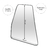 Espelho Geométrico Moderno 104x70cm - comprar online