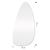 Mirror Slim Rounded 120x60cm - buy online