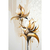 Image of Quadro Decorativo 3 Telas Produtos Golden Flowers