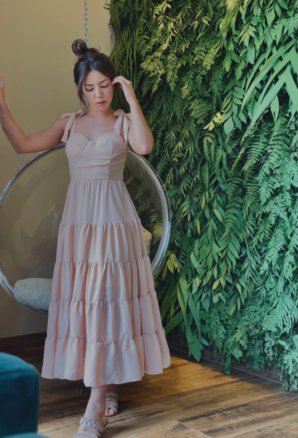 Vestido Fluido Nude Comprar em Gabriela Sardi