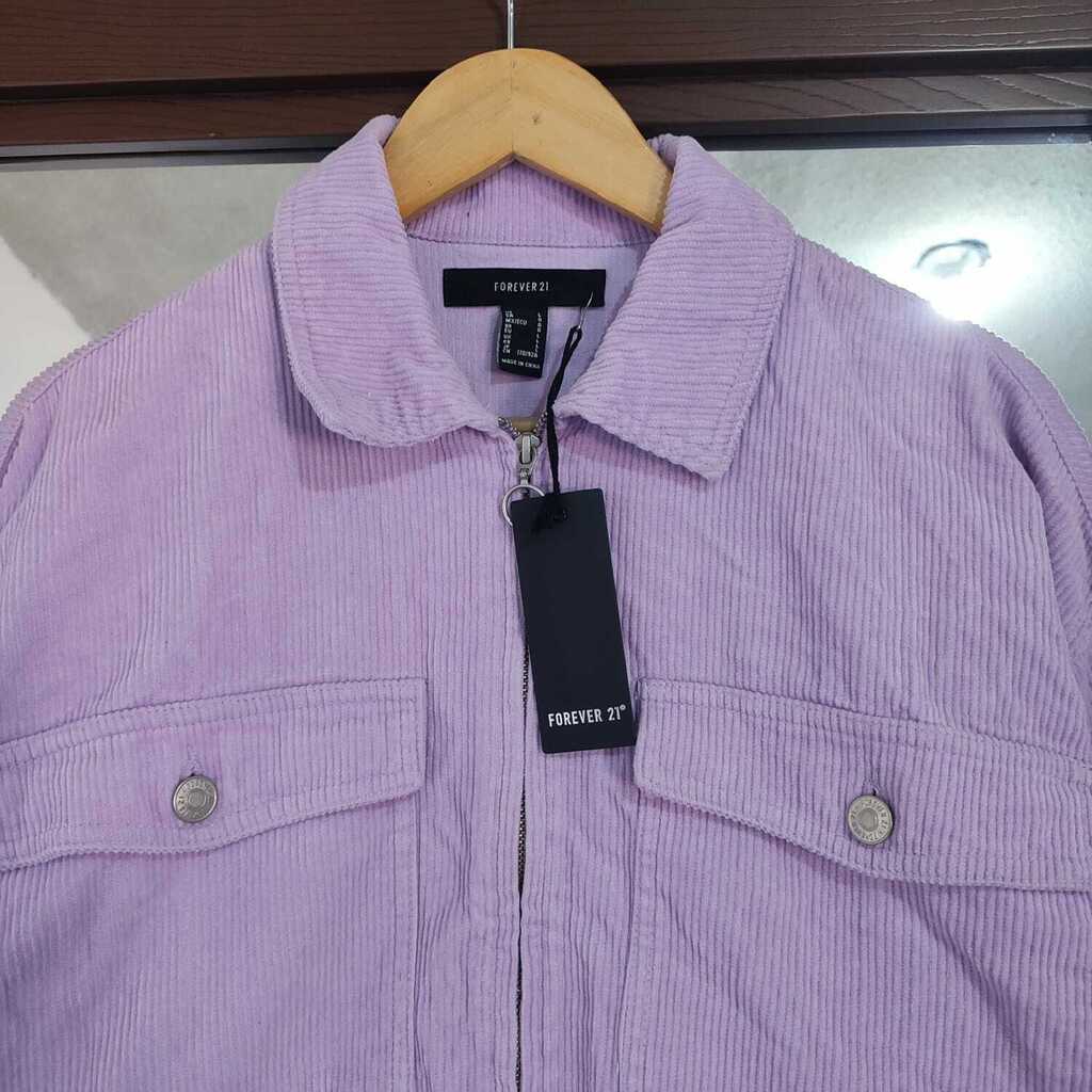 87. Chamarra lila forever 21 Comprar en RARE