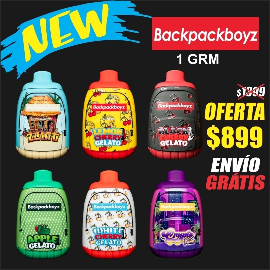 pluma de wax desechable backpack boyz