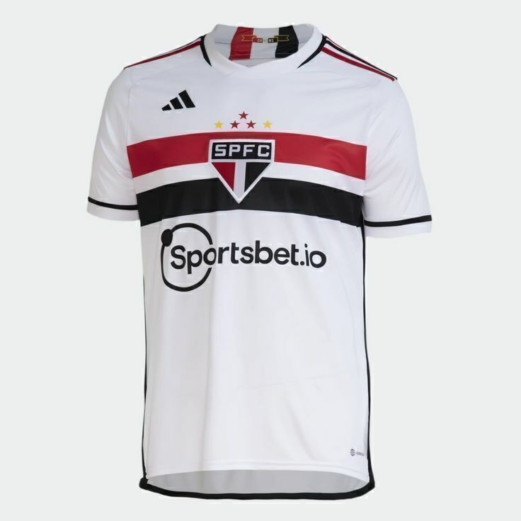 Camisa São Paulo I 2023/2024 Torcedor Adidas - Branca
