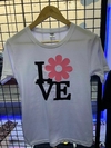 Remera (ALGODON) Love Flor (Mujer)