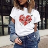 Remera (MODAL) Corazones y Mariposas (Mujer)