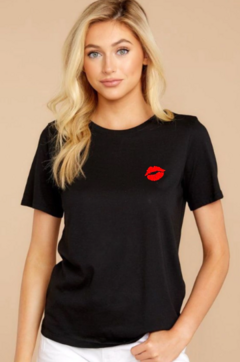 Remera (ALGODON) Beso Alg (Mujer)