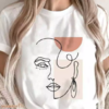 Remera (MODAL) Cara Pintada (Mujer)