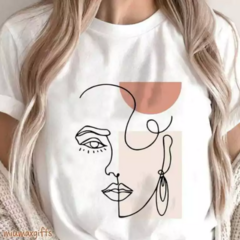 Remera (MODAL) Cara Pintada (Mujer)