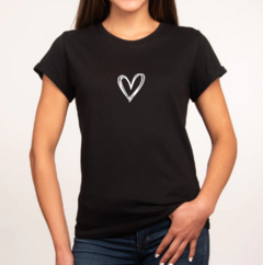 Remera (MODAL) Corazón 2 (Mujer) - comprar online