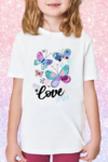 Remera (Modal) Mariposa Love (Niña/o)