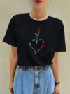 Remera (ALGODON) Corazón 3 (Mujer)