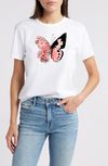 Remera (MODAL) Mariposa Salmón (Mujer)