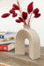 FLORERO ARCO Beige (Alto: 12 cm) en internet