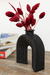 FLORERO ARCO Negro (Alto: 12 cm) - tienda online