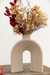 Imagen de FLORERO ARCO Beige (Alto: 16 cm)