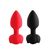 Plug anal em silicone com vibrador e Controle Remoto - Secret XShop