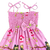 Vestido Infantil Ciganinha Estampa Marsha e Urso - Maviê Kids