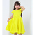 Vestido Infantil Menina Festa Cor Amarelo - loja online