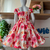 Vestido Infantil Menina Festa Estampa Floral Rosas - comprar online