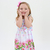 Vestido Infantil Ciganinha Estampa Floral Jardim Encantado - comprar online