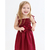 Imagem do Vestido Infantil Ciganinha Cor Marsala