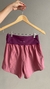 SHORT ACADEMIA LILAS COM ROSA ALETTE P na internet